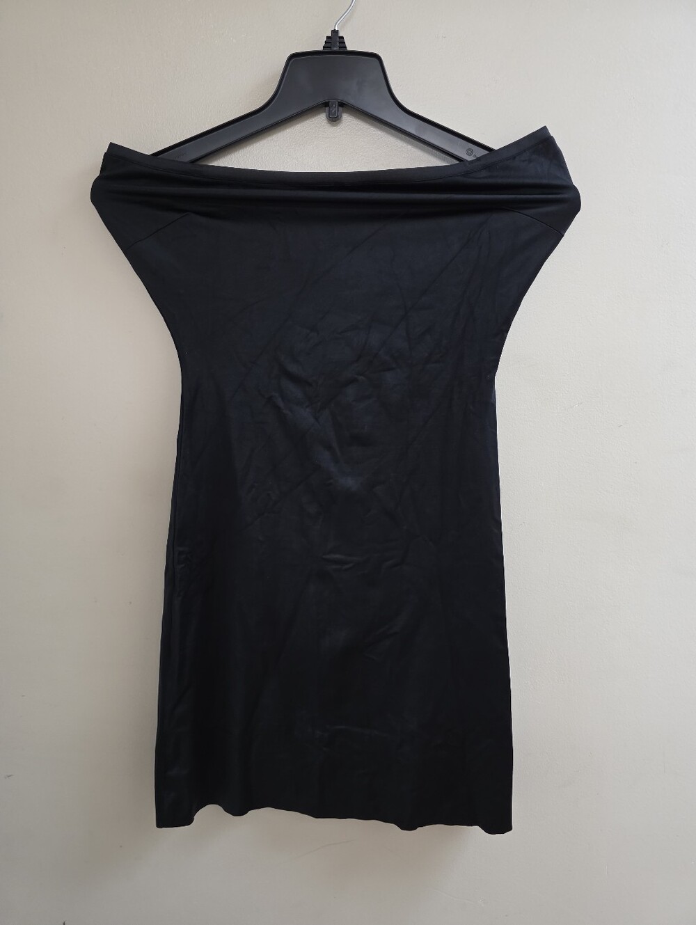 Spandex Simplicity Black Strapless Dress Slip XL